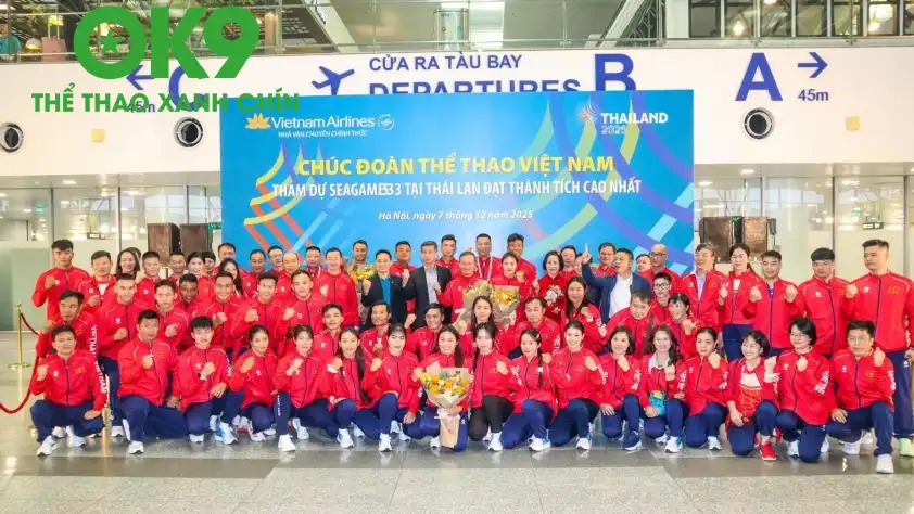 Toàn đoàn quyết tâm đạt thành tích cao nhất tại kỳ Đại hội. (Ảnh: Quý Lượng)